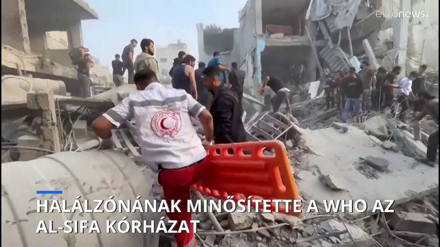 Halálzónának minősítette a Gázai övezet legnagyobb kórházát a WHO