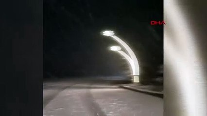 Kartepe'de Mevsimin İlk Karı Yağdı