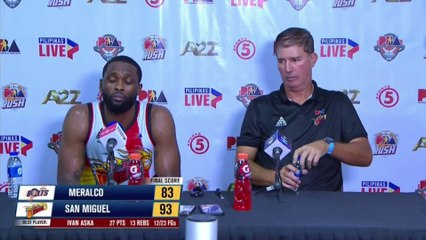Interview with Best Player Ivan Aska and Coach Jorge Gallent [Nov. 19, 2023]