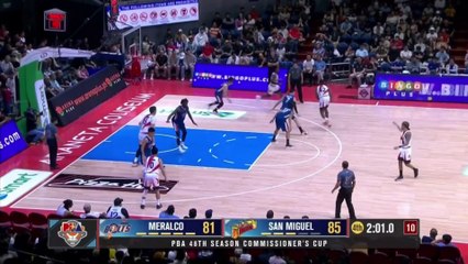 Closing minutes of San Miguel vs Meralco [Nov. 19, 2023]