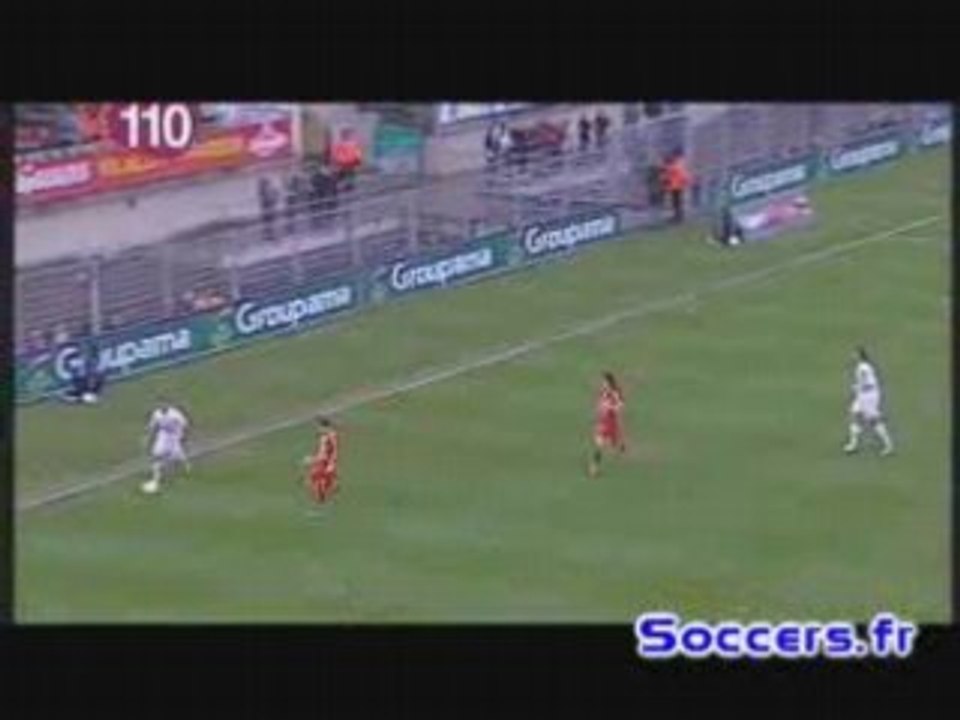 le mans-caen 31emes journee 2007/2008 1er but Gouffran