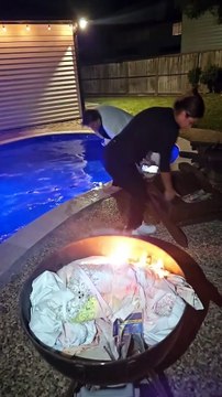 Woman Trips and Falls Into Pool While Celebrating Her Divorce