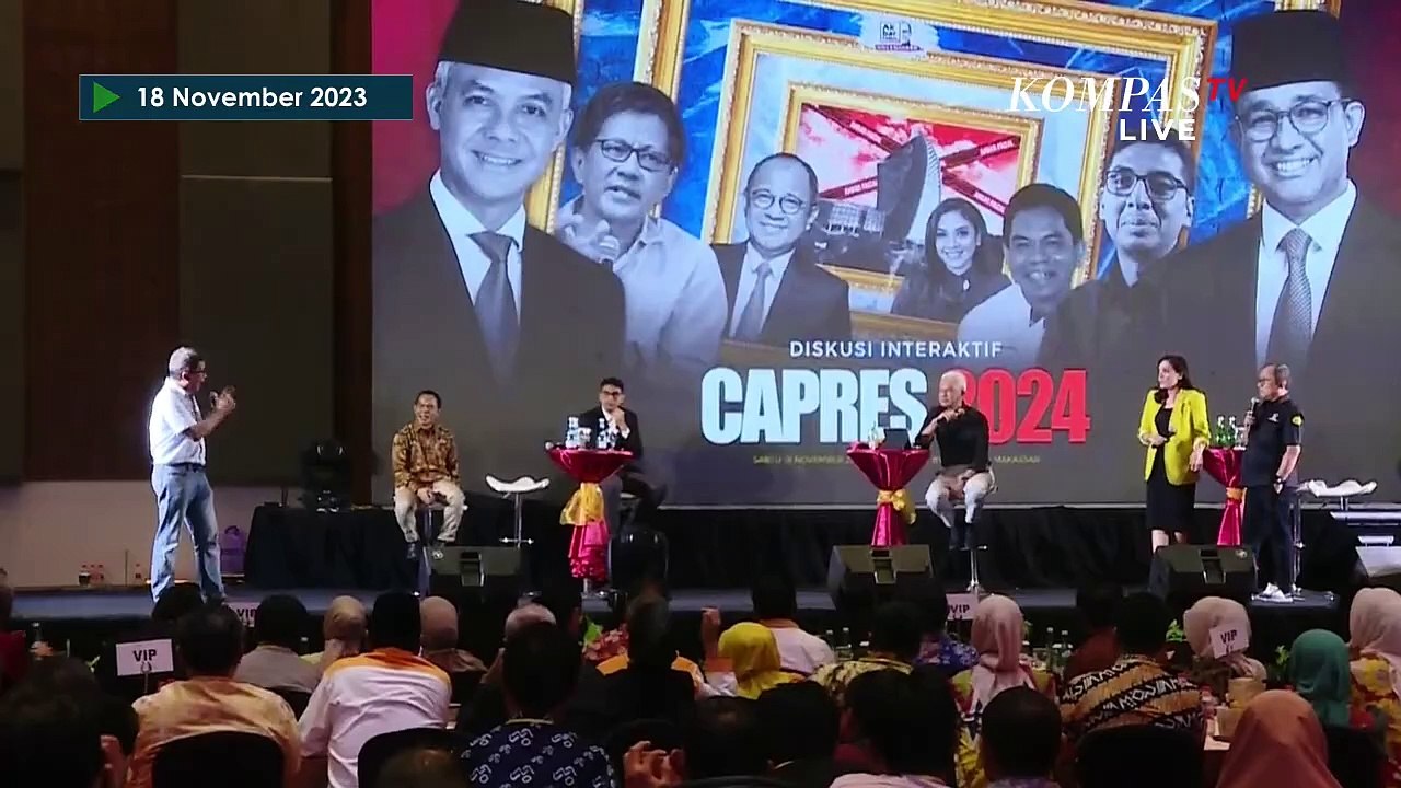 Jawaban Ganjar saat Dicecar Rocky Gerung di Acara Ikatan Alumni UNM