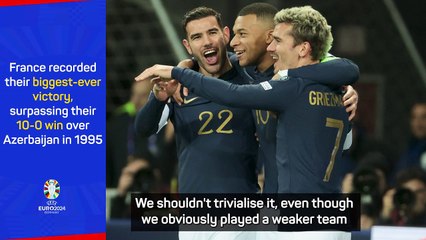 'Why not beat the record?' - France reveal half-time chat
