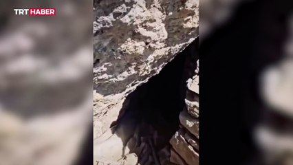 Irak'ın kuzeyinde teröristlerin kullandığı mağara ele geçirildi
