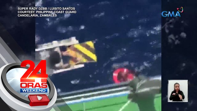 4 na mangingisdang nawala sa Pangasinan mula noong Biyernes, nasagip sa dagat sa Zambales | 24 Oras Weekend