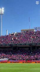 Gran ambiente en Montjuïc en el Barça-Real Madrid femenino