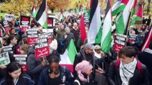 March for Palestine in Portsmouth on 18th November 2023
