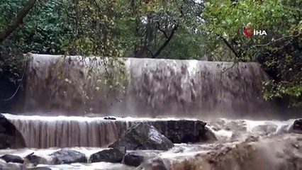 Kurşunlu Şelalesi Sağanakla Coştu