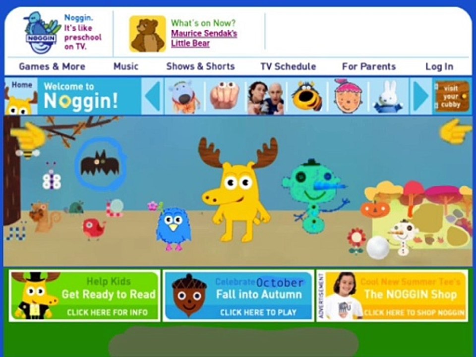 Noggin Fall into Autumn Banner (September 2006-October 2008)