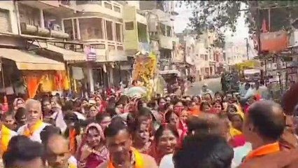 खरगौन: सहस्त्रबाहु अर्जुन जयंती पर निकाला चल समारोह,जगह जगह हुआ भव्य स्वागत