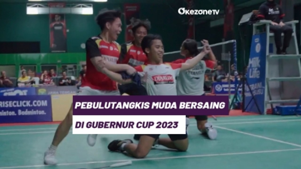 Ribuan Pebulutangkis Muda Bersaing di Gubernur Cup 2023, PB Djarum Juara Umum