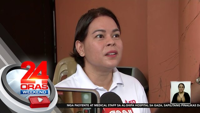 VP Duterte sa isyu na may lamat na ang UniTeam: nasa akin pa rin ang tiwala ni PBBM | 24 Oras Weekend