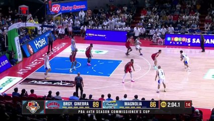Closing minutes of Magnolia vs Brgy. Ginebra [Nov. 19, 2023]