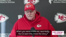 Chiefs coach Reid responds to viral Batman photo