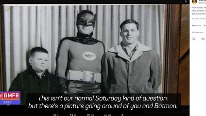 Chiefs coach Reid responds to viral Batman photo