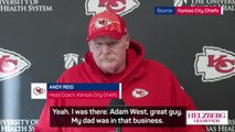 Chiefs coach Reid responds to viral Batman photo