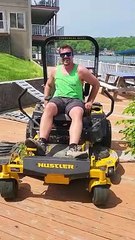 Lawn Mower Ramp Failed Successfully