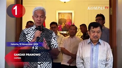 [TOP 3 NEWS] Ganjar Temui JK, Prabowo Takziyah Korban Super Tucano, Gibran di Acara APDESI