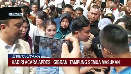Hadiri Acara APDESI di Jakarta, Gibran: Tampung Semua Aspirasi