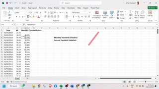 How to Calculate  Monthly Standard Deviation and Annual Standard Deviation of stocks in excel in urdu | How to Calculate Monthly Standard Deviation and annual Standard Deviation in excel in urdu