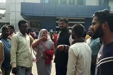 दुर्घटना में महिला सफाई कर्मचारी की मौत, सफाई कर्मियों ने किया हंगामा