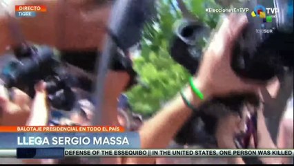 Presidential Candidate Sergio Massa will go to exercise his right to vote