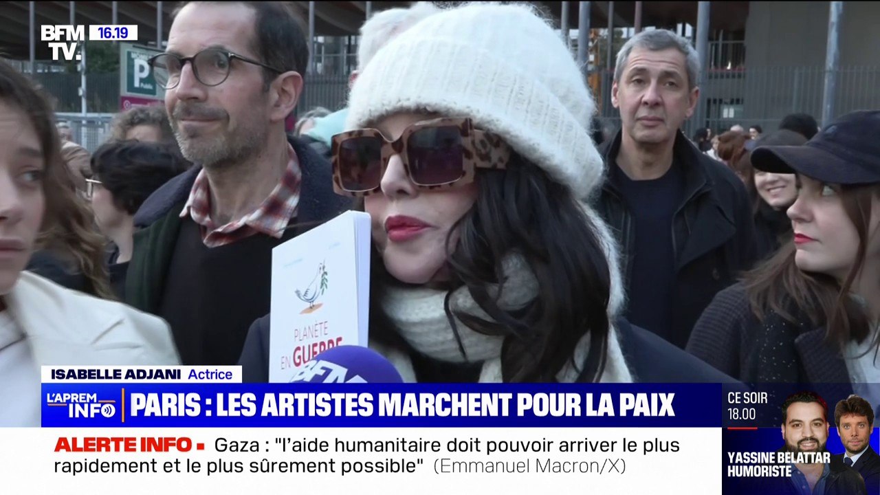 Marche pour la Paix: "On prend position pour la...