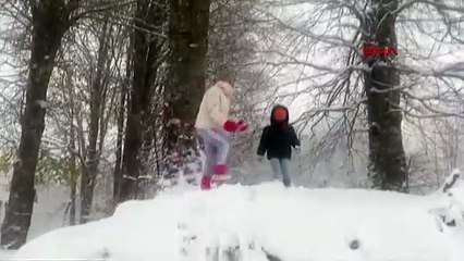 Domaniç'te Kar Yağışı Trafiği Etkiledi