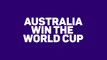 Breaking News - Australia win the Cricket World Cup