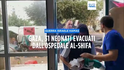 31 bambini prematuri finalmente trasferiti a Rafah secondo l'OMS