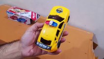 Unboxing and Review of Bump and go 3D Lights Police Car with Flashing Light and Musical Sound and Wheels Best Gift Toy Car for Kids