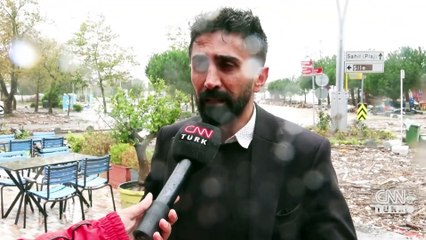 İstanbul'da dev dalgalar oluştu: Restoranlar su içinde kaldı
