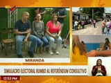 Gob.de Miranda participa en el simulacro electoral desde la U.E.N. Dr. José de Jesús Arocha