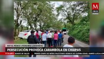 Accidente carretero en Chiapas deja 4 lesionados