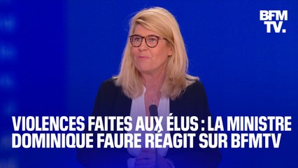 Violences faites aux élus: l'interview intégrale de la ministre Dominique Faure sur BFMTV
