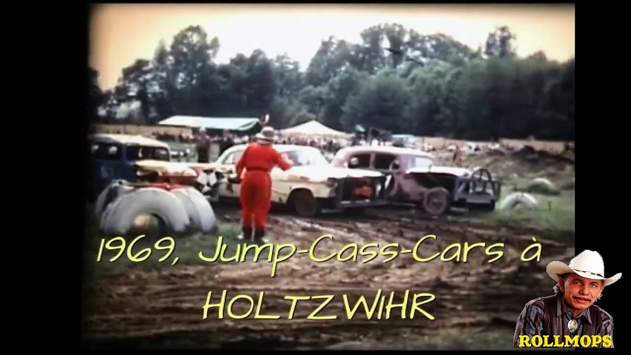 HOMMAGE A GASSER SERGE MON AMIS DU STOCK CAR QUI A PARTICIPER A CETTE COURSE EN 1969 HOLTZHWIHR ALSACE A++ROLLMOPS