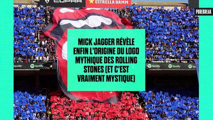 Descargar video: Mick Jagger révèle enfin l'origine du logo mythique des Rolling Stones (et c'est vraiment mystique)