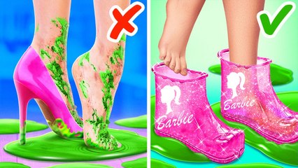 SAVE Barbie from the SMILE ð ð¤¢ *Cool Gadgets And Crafts With Barbie*