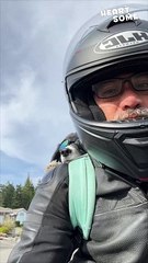 Adorable Dog Rides Motorcycle with Cool Sunglasses! Heartwarming Duo || Heartsome 