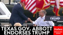BREAKING NEWS: Texas Gov. Greg Abbott Endorses Former President Trump For President in 2024