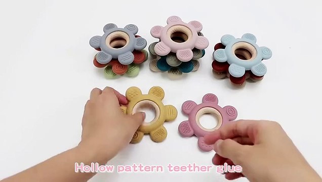 Infant Wooden Ring Health Care Teething Chewing Toys