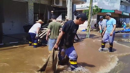 Região sul sofre mais uma vez com fortes chuvas