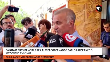 #ArgentinaElige | Carlos Arce tras emitir su voto: “Es un día en donde los votantes definimos el destino del país”
