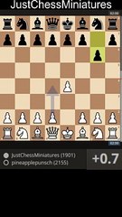 Ladder checkmate against the Modern Defense