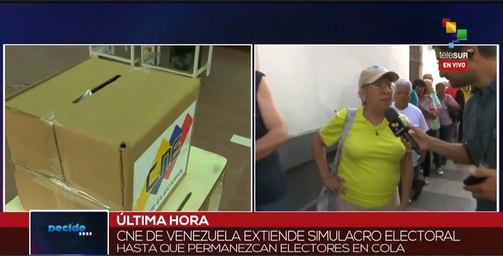 Centros electorales de Venezuela extienden simulacro del referéndum sobre Esequibo