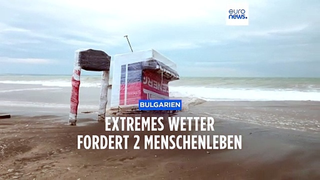 'Bleiben Sie zu Hause': Sturm und Schnee in Bulgarien