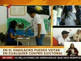 Canciller Yván Gil asiste y participa para ejercer su derecho al voto en el simulacro electoral