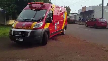 Adolescente fica ferido em acidente na Rua Acelino Almeida