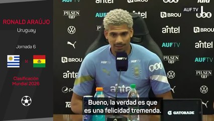 Ronald Araújo: "El gol a Argentina va a quedar recordado para toda mi carrera"